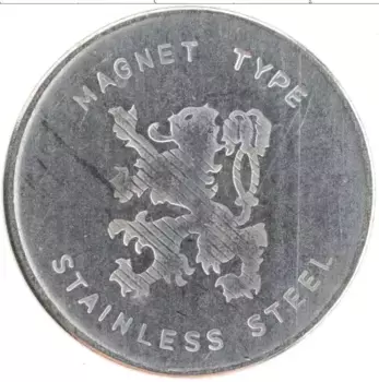 Монета Жетон Бельгии Железо Лев