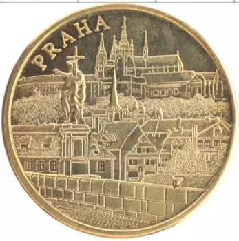 Монета Жетон Чехии 2009 года Латунь Прага