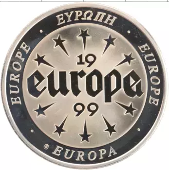 Монета Жетон Европы 1999 года Латунь Евросоюз