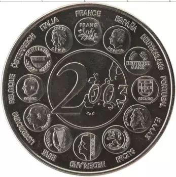 Монета Жетон Европы 2003 года Медно-никель Евросоюз