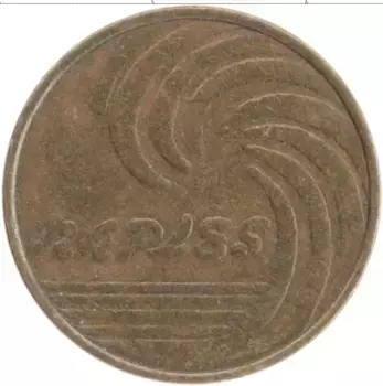 Монета Жетон Европы Бронза Игровой жетон