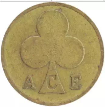 Монета Жетон Европы Латунь Для автоматов