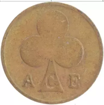 Монета Жетон Европы Латунь Для автоматов