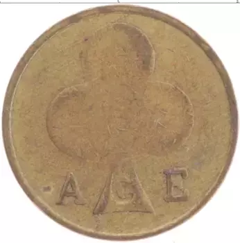 Монета Жетон Европы Латунь Для автоматов