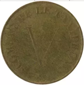 Монета Жетон Европы Латунь Жетон для таксофона