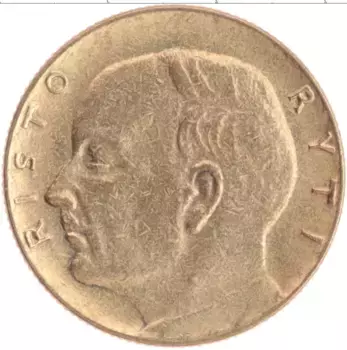 Монета Жетон Финляндии 1964 года Бронза Ристо Рюти