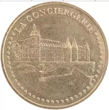 Монета Жетон Франции 2006 года Латунь Консьержери