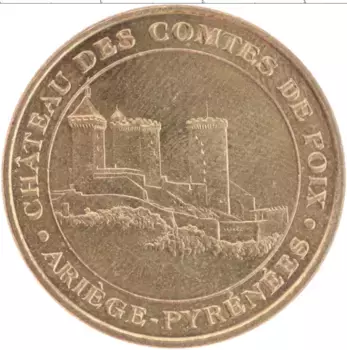 Монета Жетон Франции 2006 года Латунь Замок