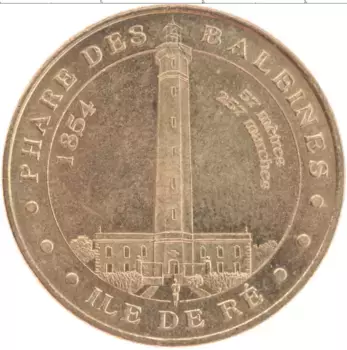 Монета Жетон Франции 2007 года Латунь Балейн