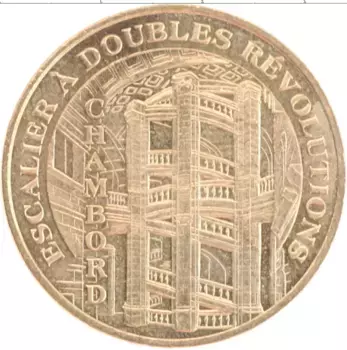 Монета Жетон Франции 2008 года Бронза Шамборд