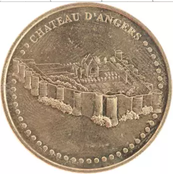 Монета Жетон Франции 2008 года Латунь Замок