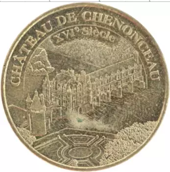 Монета Жетон Франции 2008 года Латунь Замок