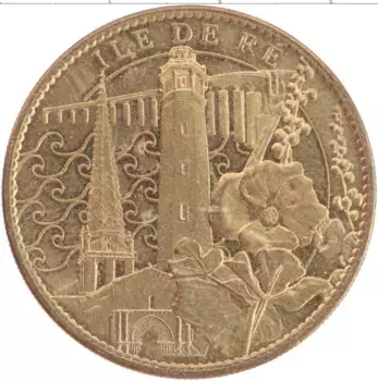 Монета Жетон Франции 2009 года Латунь Иль де Ре