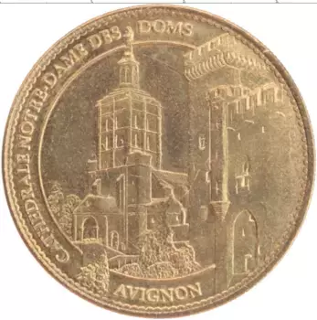 Монета Жетон Франции 2009 года Латунь Нотр-Дам
