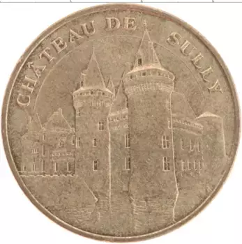 Монета Жетон Франции 2009 года Латунь Замок Сулли