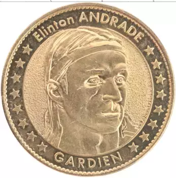 Монета Жетон Франции 2012 года Латунь История футбола