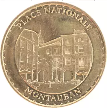 Монета Жетон Франции 2014 года Латунь Дворец Монтаубан