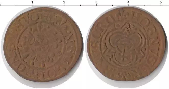 Монета жетон Франции Бронза