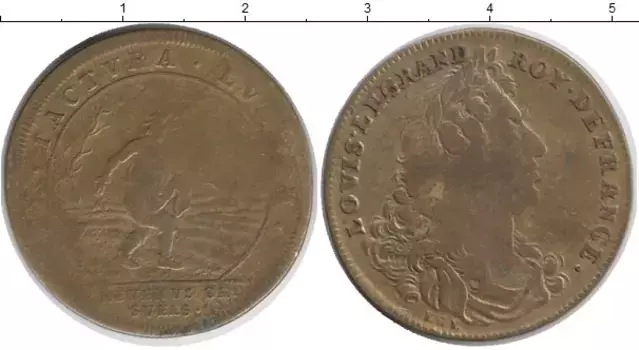 Монета жетон Франции Бронза