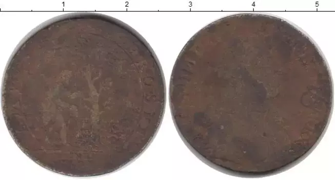 Монета жетон Франции Бронза