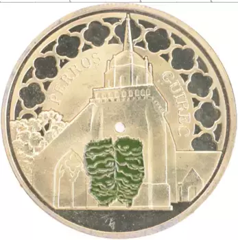 Монета Жетон Франции Латунь Бретань