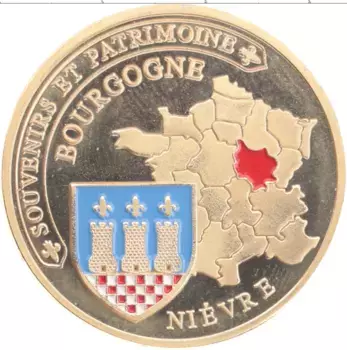 Монета Жетон Франции Латунь Бургундия