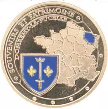 Монета Жетон Франции Латунь Цветной