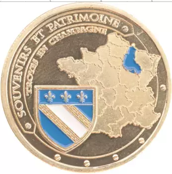 Монета Жетон Франции Латунь Цветной