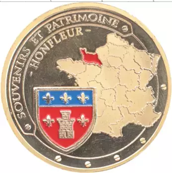 Монета Жетон Франции Латунь Цветной