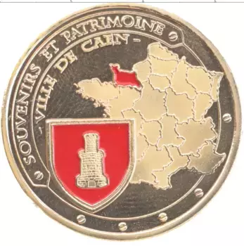 Монета Жетон Франции Латунь Цветной