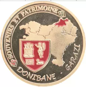 Монета Жетон Франции Латунь Цветной