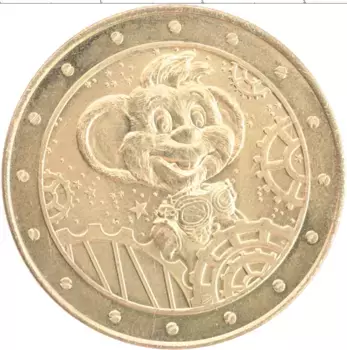 Монета Жетон Франции Латунь Европа-парк 40 лет