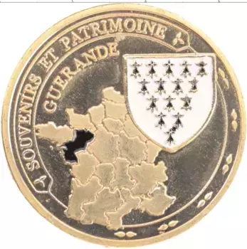 Монета Жетон Франции Латунь Геранд