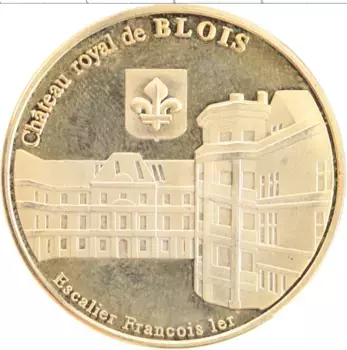 Монета Жетон Франции Латунь Эмаль