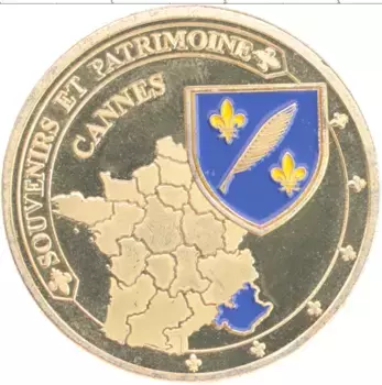 Монета Жетон Франции Латунь Канны