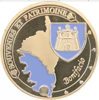 Монета Жетон Франции Латунь Корс