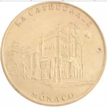 Монета Жетон Франции Латунь Монако