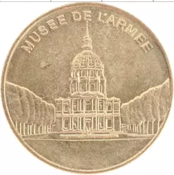 Монета Жетон Франции Латунь Музей Ларме