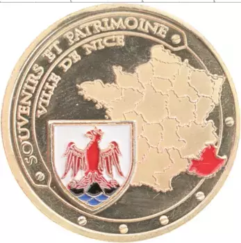 Монета Жетон Франции Латунь Ницца