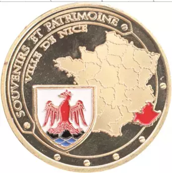 Монета Жетон Франции Латунь Ницца