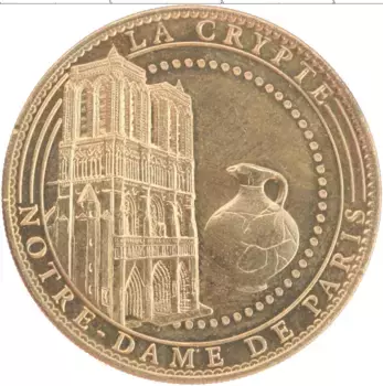 Монета Жетон Франции Латунь Нотр-Дам-де-Пари