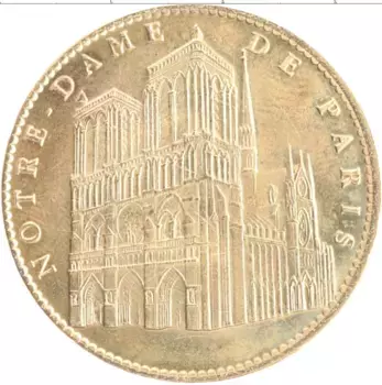 Монета Жетон Франции Латунь Нотр-Дам-де-Пари