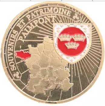 Монета Жетон Франции Латунь Пьемонт