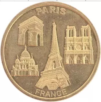 Монета Жетон Франции Латунь Париж