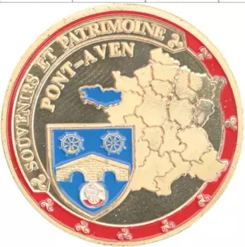 Монета Жетон Франции Латунь Понт-Авен