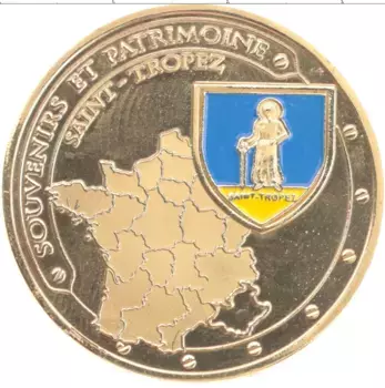Монета Жетон Франции Латунь Сан-Тропе