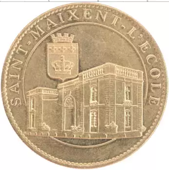 Монета Жетон Франции Латунь Сен-Максен