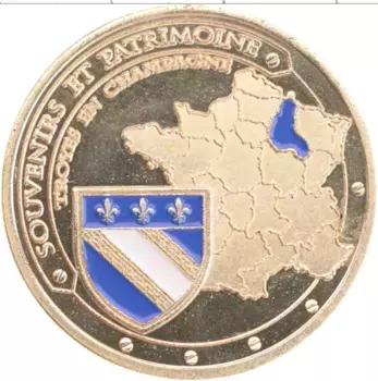 Монета Жетон Франции Латунь Труа