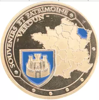 Монета Жетон Франции Латунь Верден