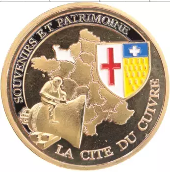 Монета Жетон Франции Латунь Вильдье